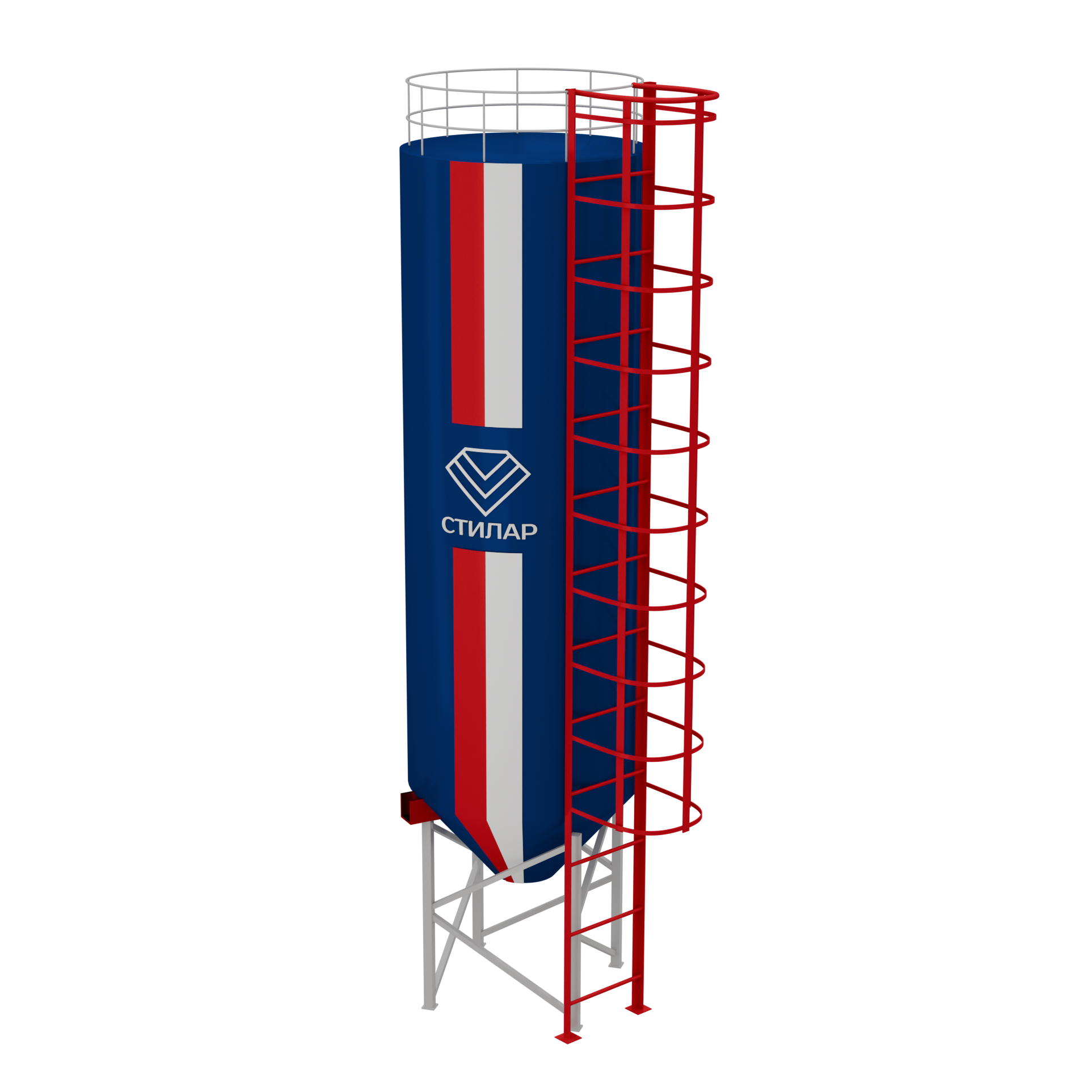 Цельносварный силос  500 м³ от производителя