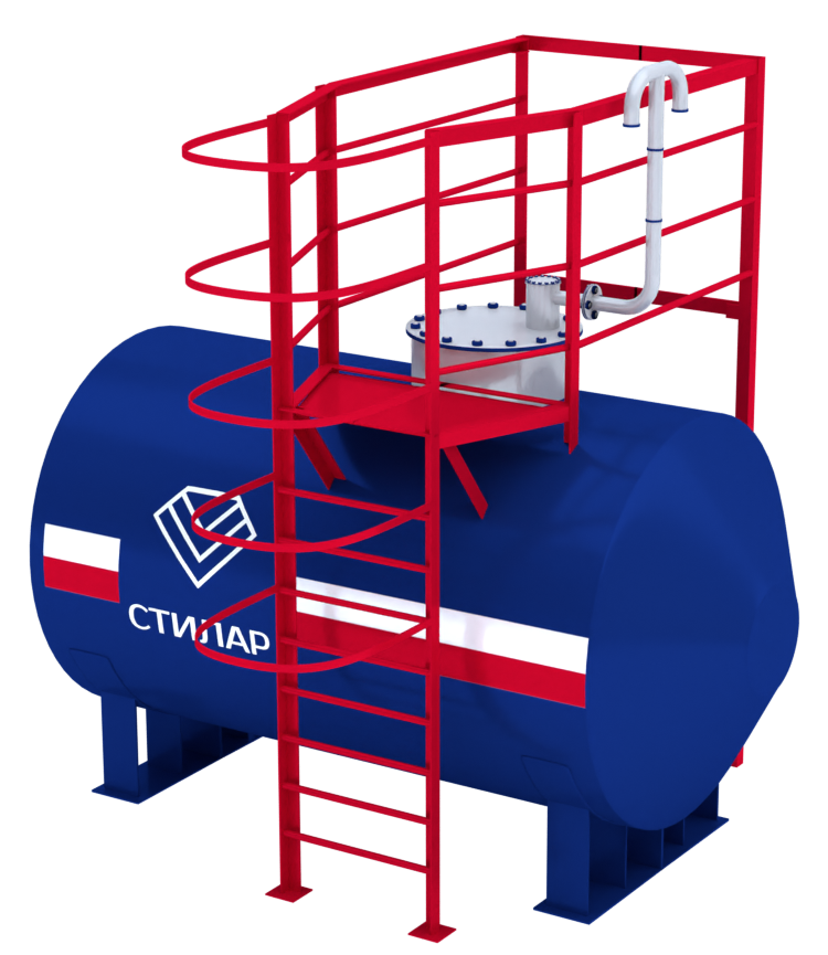 Горизонтальный резервуар РГСН для питьевой воды 20 м³ от завода-производителя